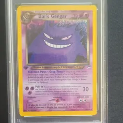 Pokemon TCG Dark Gengar 1st Edition Holo PSA 8 Neo Destiny 6/105 English - Image 3