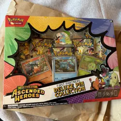 Pokemon Ascended Heroes First Partners Deluxe Pin Collection factory sealed !! - Image 1