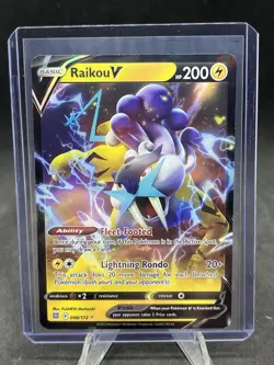 Raikou V 048/172 SWSH09: Brilliant Stars Ultra Rare Pokemon English - Image 1
