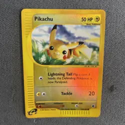 Pokemon Pikachu 124/165 Expedition Base Set Reverse Holo LP - Image 3