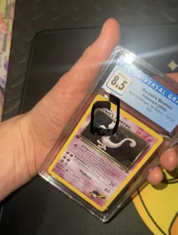 Rocket’s Mewtwo Pokemon Gym Challenge 14/132 Holo 1st Edition OLD CGC 8.5 SWIRL - Image 3