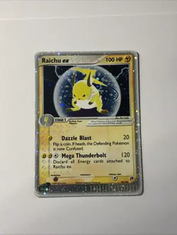 Raichu ex 98/100 Sandstorm Holo Pokemon Vintage TCG Hp - Image 1