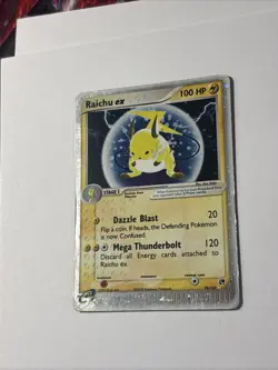 Raichu ex 98/100 Sandstorm Holo Pokemon Vintage TCG Hp - Image 2