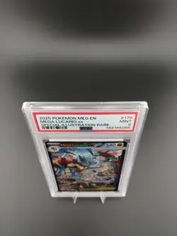 PSA 9 MEGA LUCARIO EX 179 SPECIAL ILLUSTRATION RARE MEGA EVOLUTIONS POKEMON - Image 5