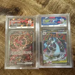 Pokemon 2025 Mega Charizard/Oricorio EX Black Star Promo sequential ACE 10! - Image 1
