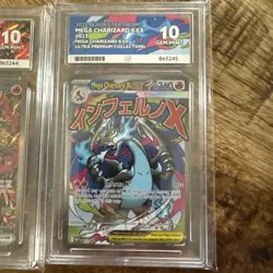 Pokemon 2025 Mega Charizard/Oricorio EX Black Star Promo sequential ACE 10! - Image 3