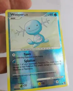 Pokemon Wooper LV.11 Reverse Holo 118/132 - Secret Wonders - 2007 LP Excellent - Image 4