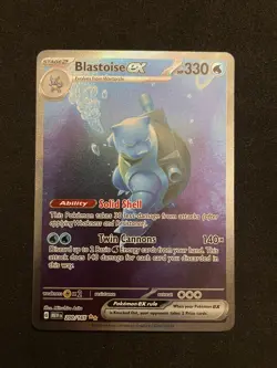 Blastoise ex 200/165 - Pokemon Scarlet & Violet 151 Special Illustration - Image 4