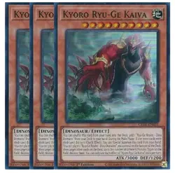 3x Kyoro Ryu-Ge Kaiva 1st Edition Super Rare NM/M CRBR-EN031 Yu-Gi-Oh! TCG - Image 1