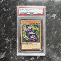 2023 YU-GI-OH! PROMO ADIDAS COLLABORATION #EN001 DARK MAGICIAN PSA 9 - Image 1