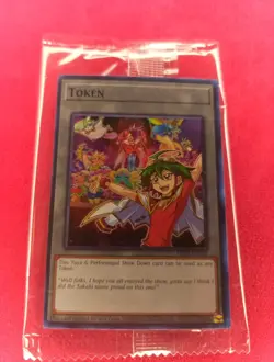 Yu-Gi-Oh! Token card featuring Yuya Sakaki & Performapal Show Down Sealed - Image 1