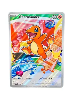 Pokemon Charmander #038 Black Star Promo: First Partner Illustration Rare 🔥 - Image 2