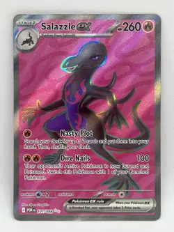 Pokemon TCG Salazzle EX 101/088 Full Art Ultra Rare - Perfect Order NM - Image 1