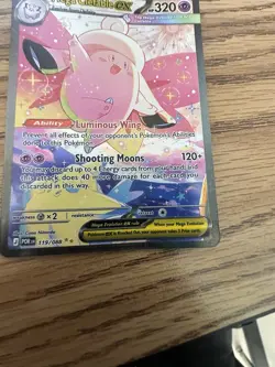 Mega Clefable ex 119/88 Special Illustration Rare Pokemon Perfect Order DAMAGED - Image 4