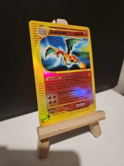 Pokemon TCG Charizard 40/165 Expedition Reverse Holo Rare 2002 WOTC HP - Image 2