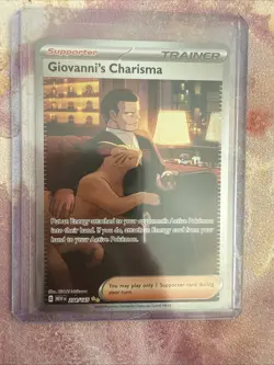 Giovanni's Charisma 204/165 Sv: Scarlet & Violet 151 Holo Pokemon SIR - Image 1
