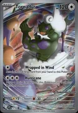 Tornadus - (Pokemon Center Exclusive) Holo Promo SV: Scarlet & Violet 210 NM - Image 1