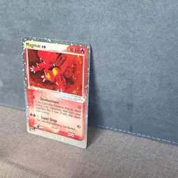Pokemon Magmar EX 100/109 EX Ruby & Sapphire Ultra Rare Holo NM/NM- - Image 3