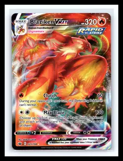 💥 Pokemon Blaziken VMAX 021/198 Swsh06: Sword & Shield - Chilling Reign Holo - Image 1