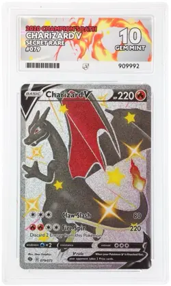 Pokemon Charizard V Shiny 079/073 Secret Rare Champions Path ACE 10 Gem Mint - Image 1