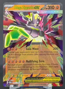 Pokemon Mega Zygarde ex #047/088 English POR Perfect Order Double Rare - Image 1