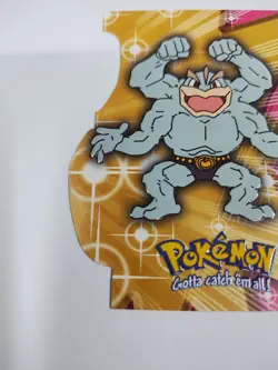 Mint topps Pokemon TV Animation Series 3 Die Cut Machamp #68 3 Evo12 Blue - Image 5