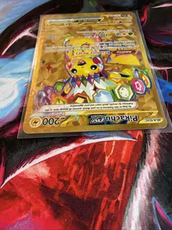 Pokemon Pikachu EX Full Art Hyper Rare 247/191 Sv08 Surging Sparks Holo - Image 4