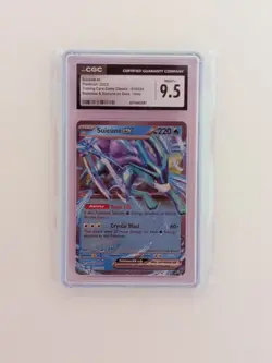 Pokemon 2023 Suicune ex 010/034 TCG Classic CLB Holo CGC 9.5 MINT+ - Image 1