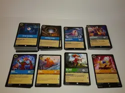 Disney Lorcana lot of 250+ cards (set 1 to set 8) - mostly common nonfoil cards - Image 2