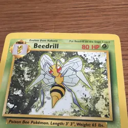 Beedrill 17/102 Base Set Unlimited Pokemon TCG MP - Image 4