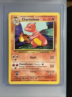 Pokemon TCG - Charmeleon - 24/102 - Uncommon Unlimited - Base Set [Light Play] - Image 1
