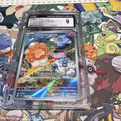 Pokemon TCG Castform Sunny Form 067/064 Paradise Dragona Art Rare Holo CGC 9 - Image 1