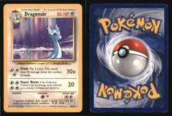 Dragonair 18/102 Rare Base Set Unlimited Pokemon Moderately Played - Image 3