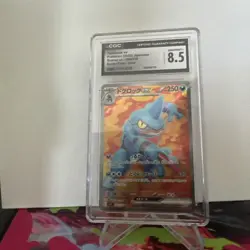 2023 POKEMON SCARLET ex #095/078 TOXICROAK ex SUPER RARE JAPANESE CGC 8.5 - Image 1