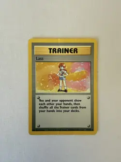 Pokemon TCG Lass Trainer 75/102 Rare Base Set Unlimited - Image 1