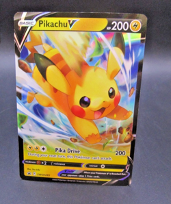 Pokemon TCG Pikachu V SWSH285 Black Star Promo FULL ART - Image 1