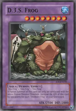 Yugioh D.3.S. Frog SOI-EN036 Common NM - Image 1
