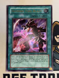Inferno Fire Blast SOD-EN042 Ultimate Rare 1st Edition YuGiOh! NM - Image 2