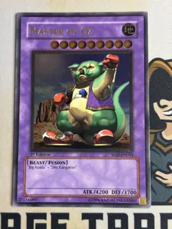 Master of Oz SOD-EN035 Ultimate Rare 1st Edition YuGiOh! NM - Image 3