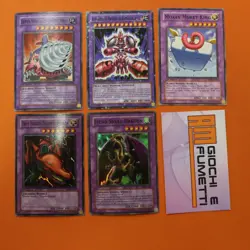 LOTTO 5 FUSIONI lingua mista RARA SUPER/MISTA yugioh! ORIGINALE - Image 1