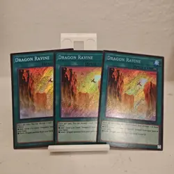 Yu-Gi-Oh! Konami Dragon Ravine LCKC EN072 Secret Rare x3 - Image 1