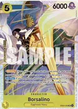 ONE PIECE Borsalino Eb04-058 SR Adventure On Kami’s Island OP15 ENG - Image 1
