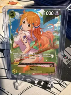 One Piece Nami ST29-008 Alt Art Parallel -Egghead Starter Deck Foil NM ENGLISH - Image 1