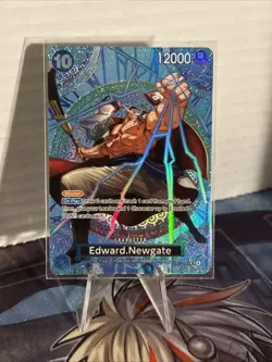 ONE PIECE OP-15 Adventure on KAMI's Island OP13-042 SP Edward Newgate NM English - Image 1