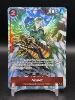 One Piece TCG Royal Blood OP10 Monet SR Parallel Alt Art OP10-016 English NM - Image 1