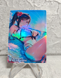Tifa FFY Trading Card Waifu Goddess Story Anime Girl holo Karte Manga Full Art - Image 1