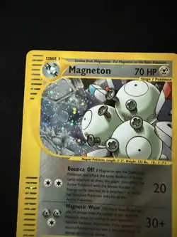 Magneton SKYRIDGE HOLO RARE H19/H32 - 2003 WOTC Pokemon Card - LP + - Image 2