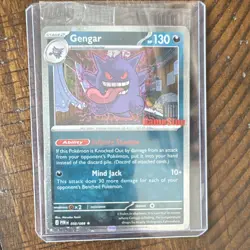 Pokemon Gengar GameStop Promo POR 050/088 Regular Card 130 HP Mind Jack - Image 1