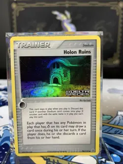Pokemon Card Ex Delta Species Holon Ruins 96/113 2005 Reverse Stamped Holo - Image 1