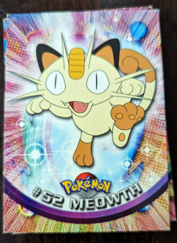 Pokemon Card Meowth #52 TOPPS Series 1 Blue Logo - Image 1